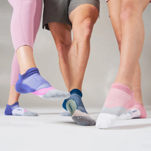 Elite Light Cushion No Show Tab 3 Pack - Pink Midnight Mix