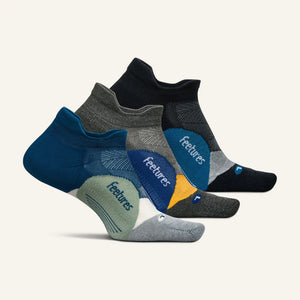 Elite Light Cushion No Show Tab 3 Pack - Midnight Iron Mix