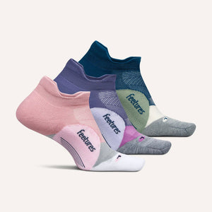Elite Light Cushion No Show Tab 3 Pack - Pink Midnight Mix