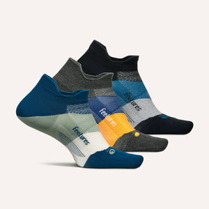 Elite Ultra Light Cushion No Show Tab 3 Pack - Midnight Iron Mix