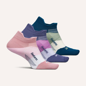 Elite Ultra Light Cushion No Show Tab 3 Pack - Pink Midnight Mix