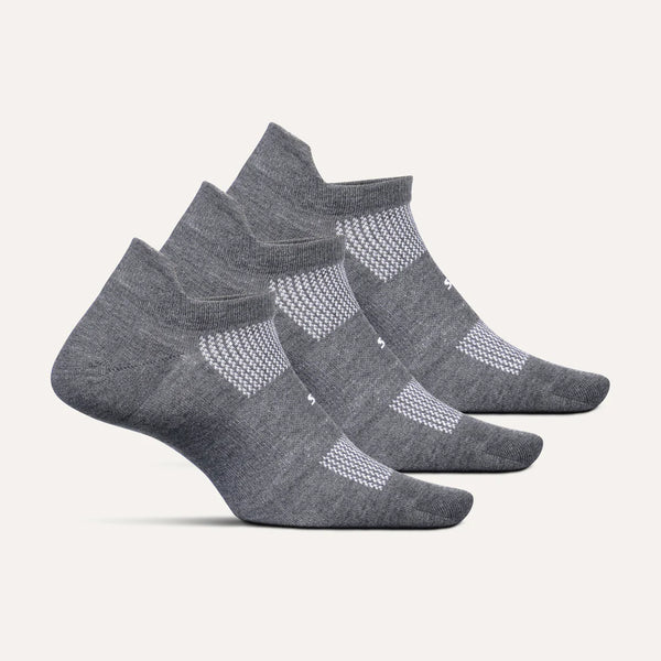 High Performance Ultra Light No Show Tab 3 Pack - Gray