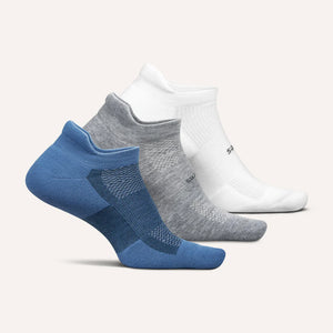 High Performance Max Cushion No Show Tab 3 Pack - Denim Basic Mix