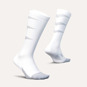 Graduated Compression Light Cushion Knee High - White