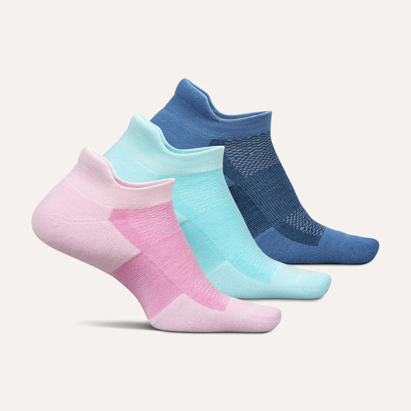 High Performance Max Cushion No Show Tab 3 Pack - Strawberry Blue Mix