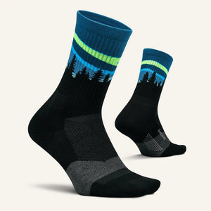 Trail Max Cushion Mini-Crew - Blue Aurora
