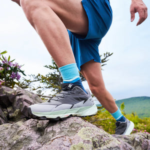 Trail Max Cushion Mini-Crew - Mountain High Blue