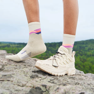 Trail Max Cushion Mini-Crew - Mountain High Cream