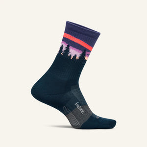 Trail Max Cushion Mini-Crew - Purple Aurora