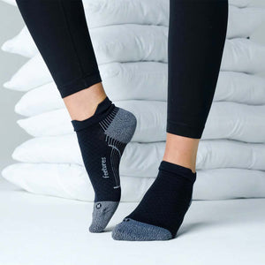 Plantar Fasciitis Relief Sock Light Cushion NS-Tab - Black