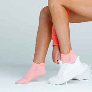 Plantar Fasciitis Relief Sock Light Cushion NS-Tab - Peach