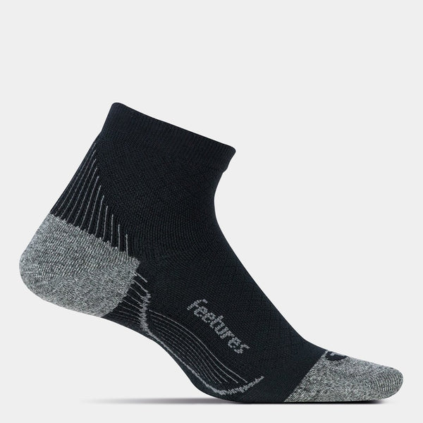 Plantar Fasciitis Relief Sock Light Cushion Quarter - Black