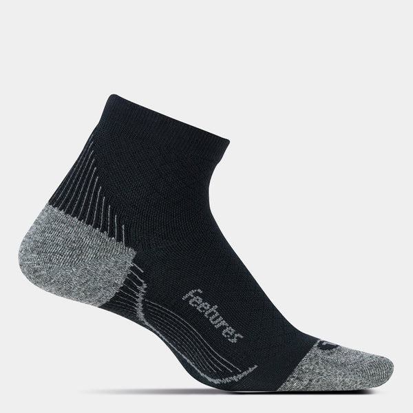 Plantar Fasciitis Relief Sock Ultra Light Quarter (2019) - Black